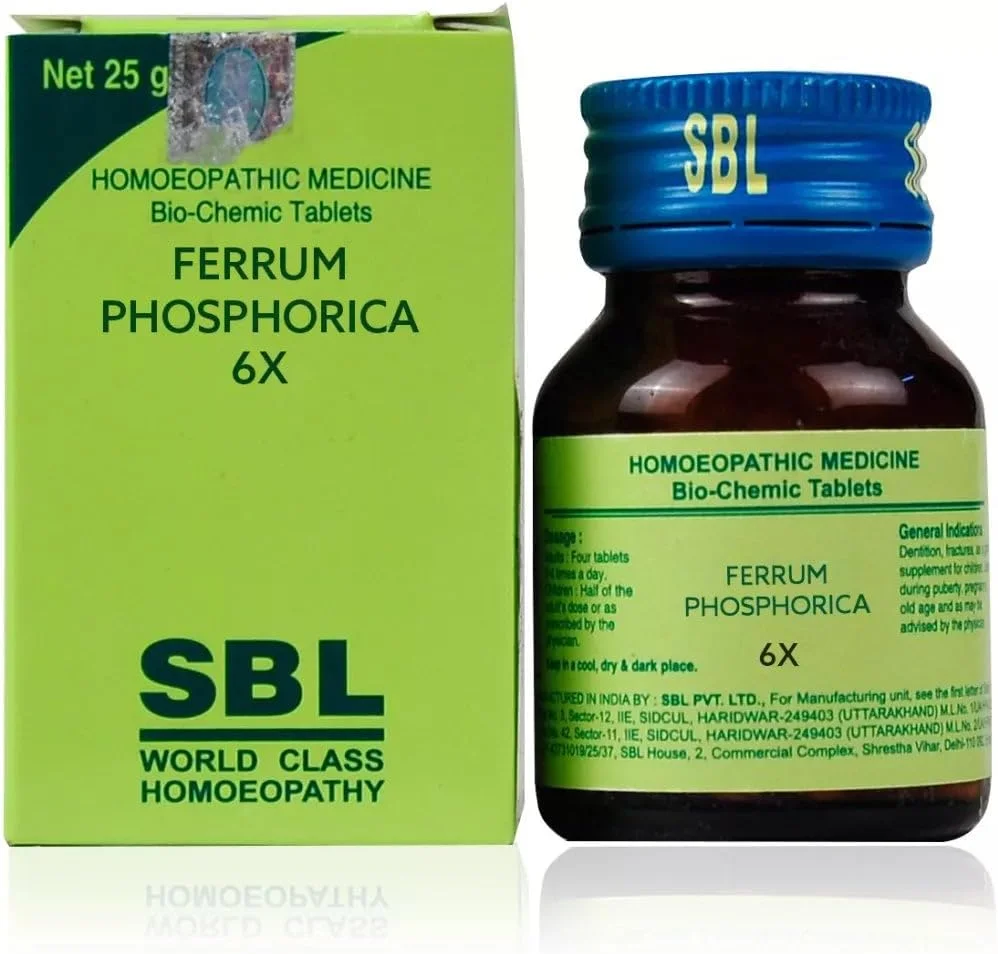 قرص بیوشیمیکوم SBL Ferrum Phosphoricum 6X قرص بیوشیمیکوم SBL Ferrum Phosphoricum 6X