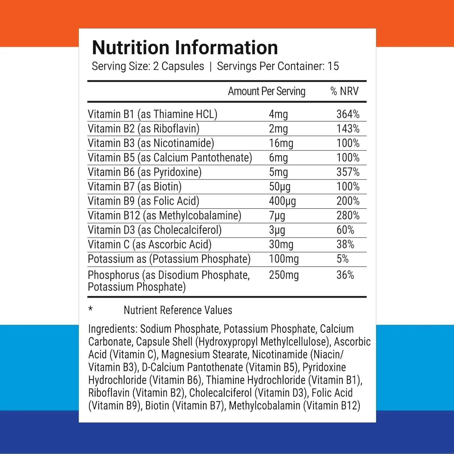 مولتی ویتامین تغذیه مجدد روزه Nutri-Align | 30 کپسول مولتی ویتامین روزه برای آقایان و بانوان | کمپلکس ویتامین B، فسفر و مولتی ویتامین ها | دارای گواهی حلال، مناسب برای روزه داری اسلامی