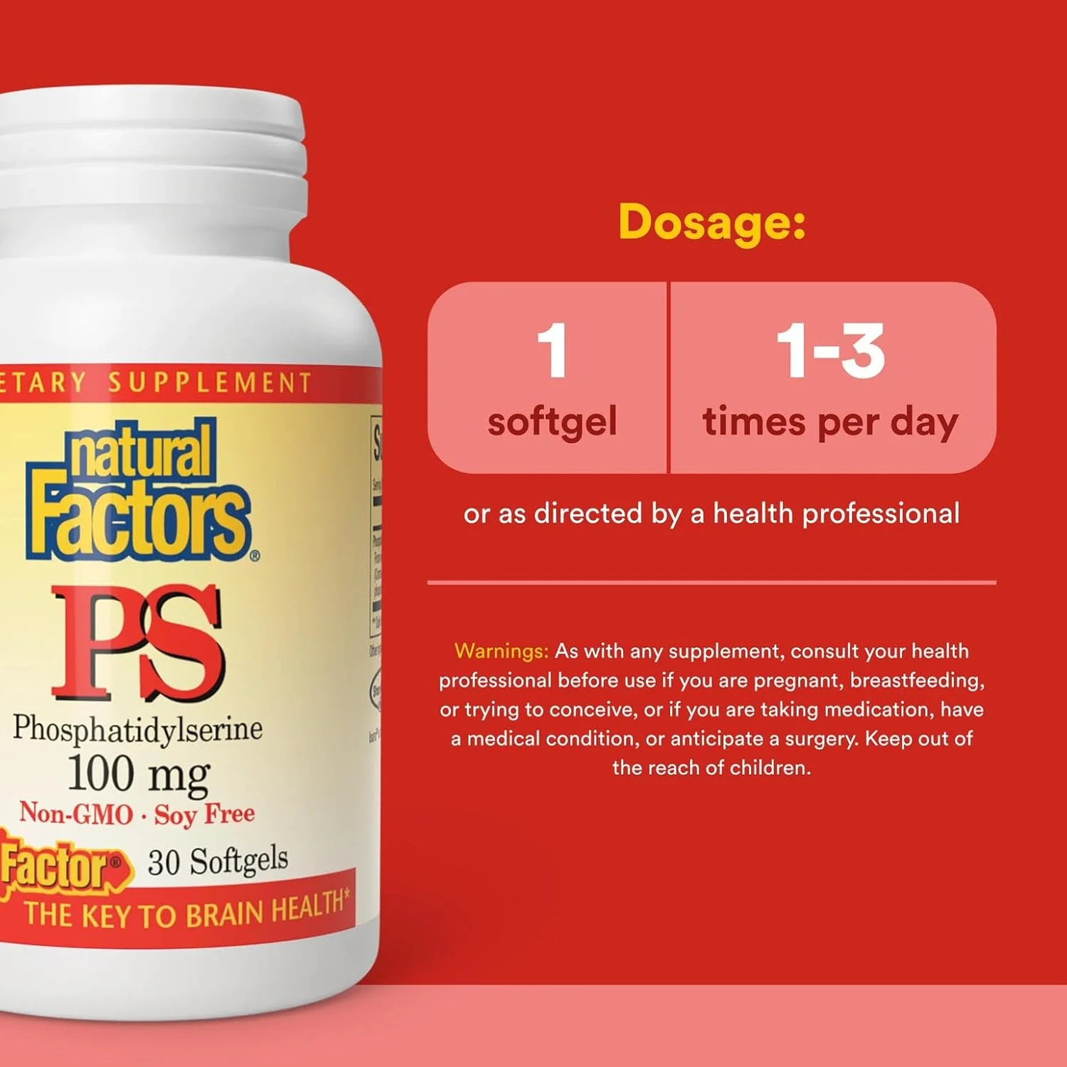 ناترال فاکتورز پی اس فسفاتیدیل سرین (100 میلی گرم 30 سافت ژل)