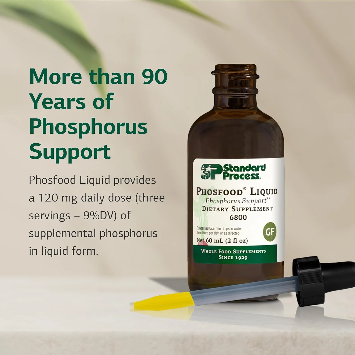 مایع فسفود استاندارد پروسس - مکمل فسفر برای تعادل تغذیه ای - بدون گلوتن، وگان و غیر سویا - 60 میلی لیتر (2 اونس مایع) مایع فسفود استاندارد پروسس - مکمل فسفر برای تعادل تغذیه ای - بدون گلوتن، وگان و غیر سویا - 60 میلی لیتر (2 اونس مایع)