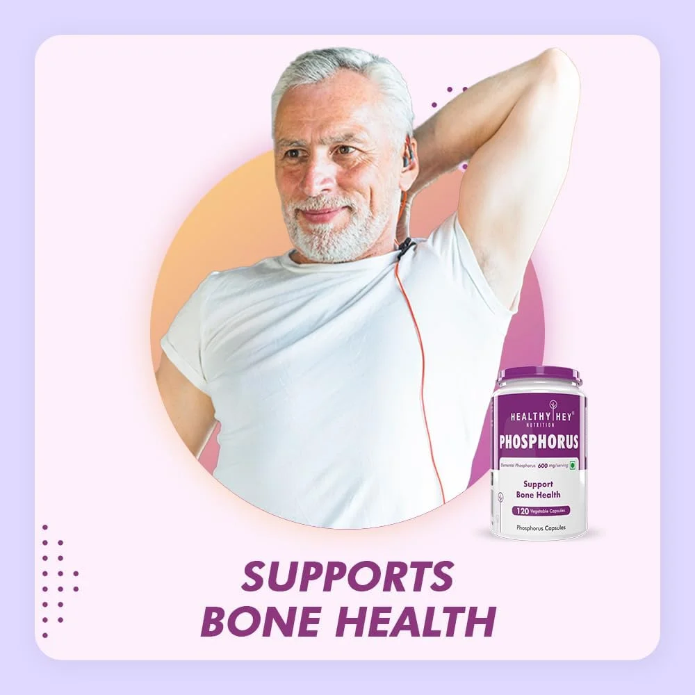 هلثی هی نوتریشن فسفر - پشتیبانی از سلامت استخوان - 120 کپسول گیاهی هلثی هی نوتریشن فسفر - پشتیبانی از سلامت استخوان - 120 کپسول گیاهی