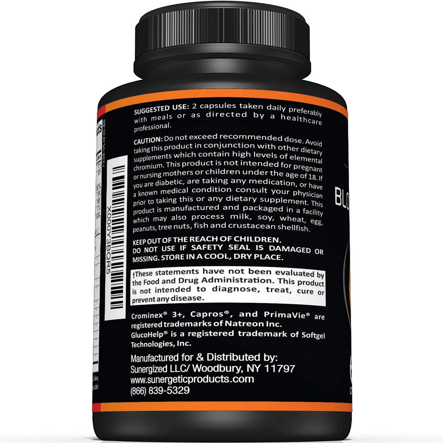 مکمل ممتاز پشتیبانی از قند خون سانرژتیک به حفظ سطح قند خون و گلوکز سالم کمک می کند. حاوی عصاره خربزه تلخ، وانادیوم، کروم، دارچین، آلفا لیپوئیک اسید (60 کپسول)