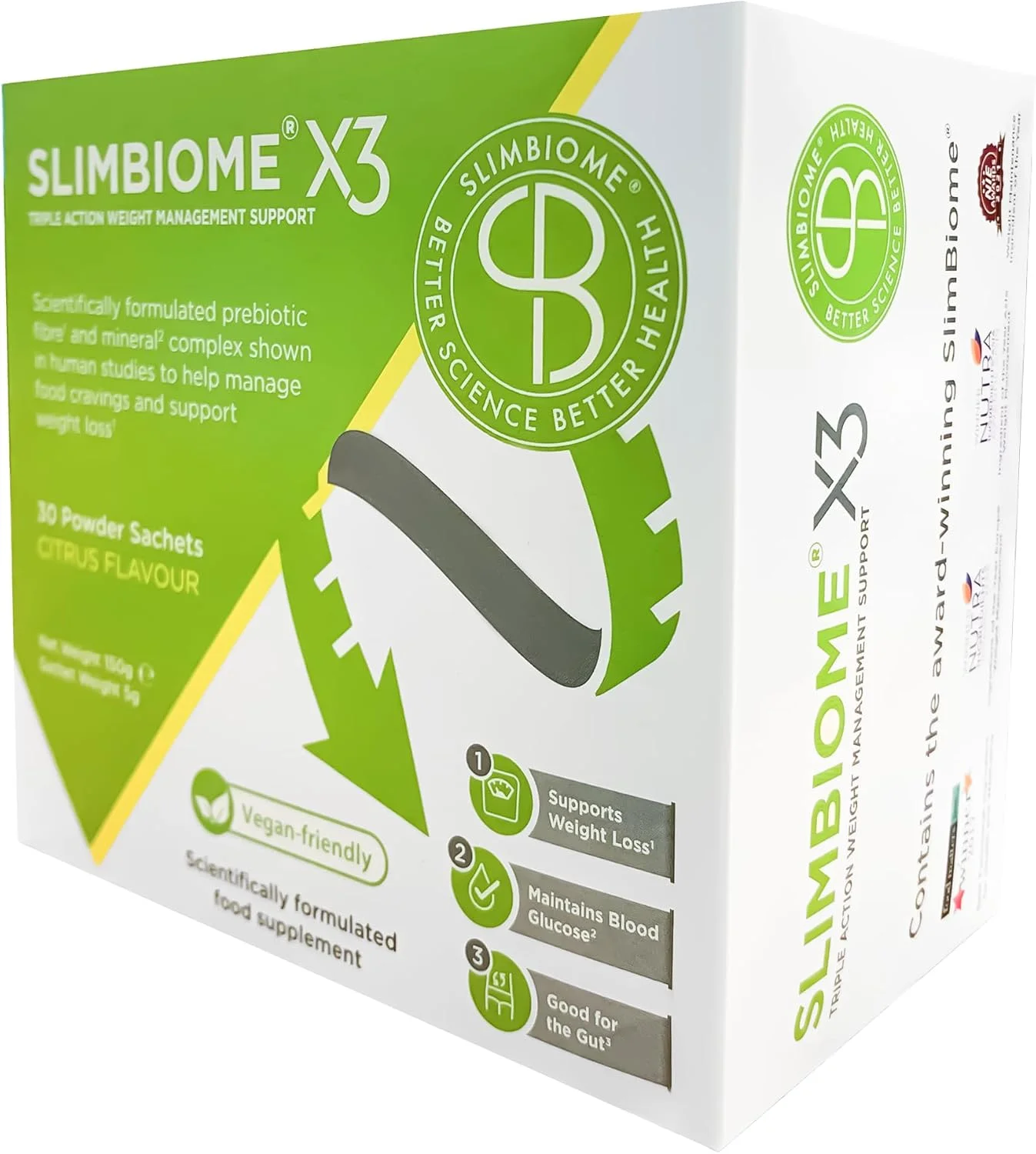 پریبیوتیک Slimbiome با گلوکومانان، فروکتو-الیگوساکارید و کروم، پشتیبانی از میکروبیوم سالم روده، برنده جایزه در زمینه کاهش وزن و مدیریت وزن، مناسب برای گیاهخواران، 30 ساشه پودری، 150 گرم پریبیوتیک Slimbiome با گلوکومانان، فروکتو-الیگوساکارید و کروم، پشتیبانی از میکروبیوم سالم روده، برنده جایزه در زمینه کاهش وزن و مدیریت وزن، مناسب برای گیاهخواران، 30 ساشه پودری، 150 گرم