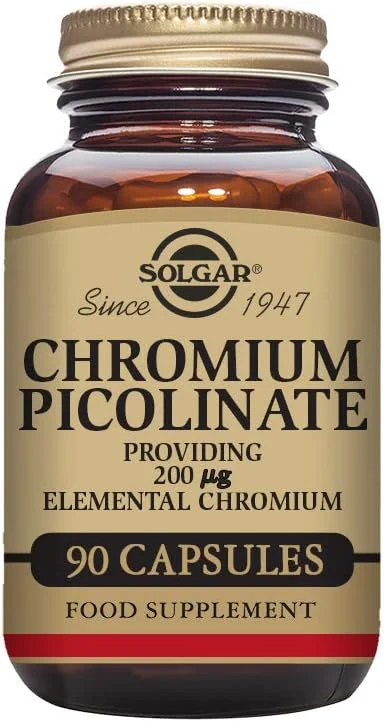 سولگار کرومیوم پیکولینات 200 میلی گرم کپسول گیاهی، 90 عدد