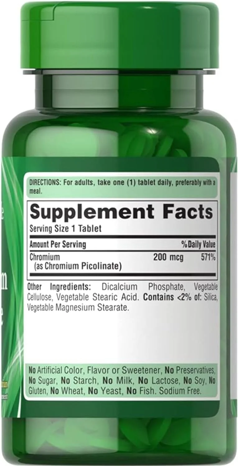 پیوریتانز پراید کرومیوم پیکولینات (200 میکروگرم) 100 قرص