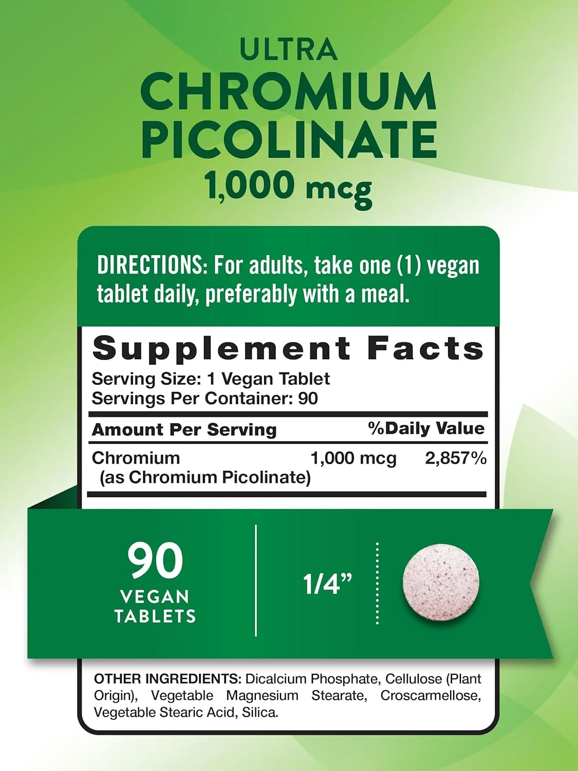 مکمل غذایی پیکولینات کروم Nature's Truth 1000 میکروگرم، 90 عدد