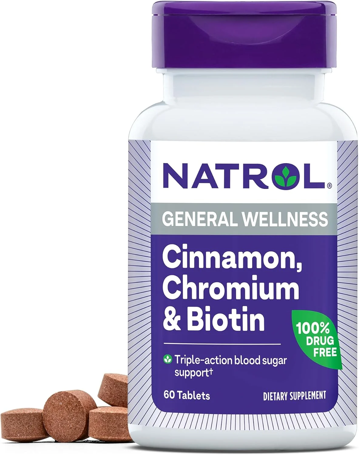ناترول دارچین، کروم و بیوتین 60 قرص