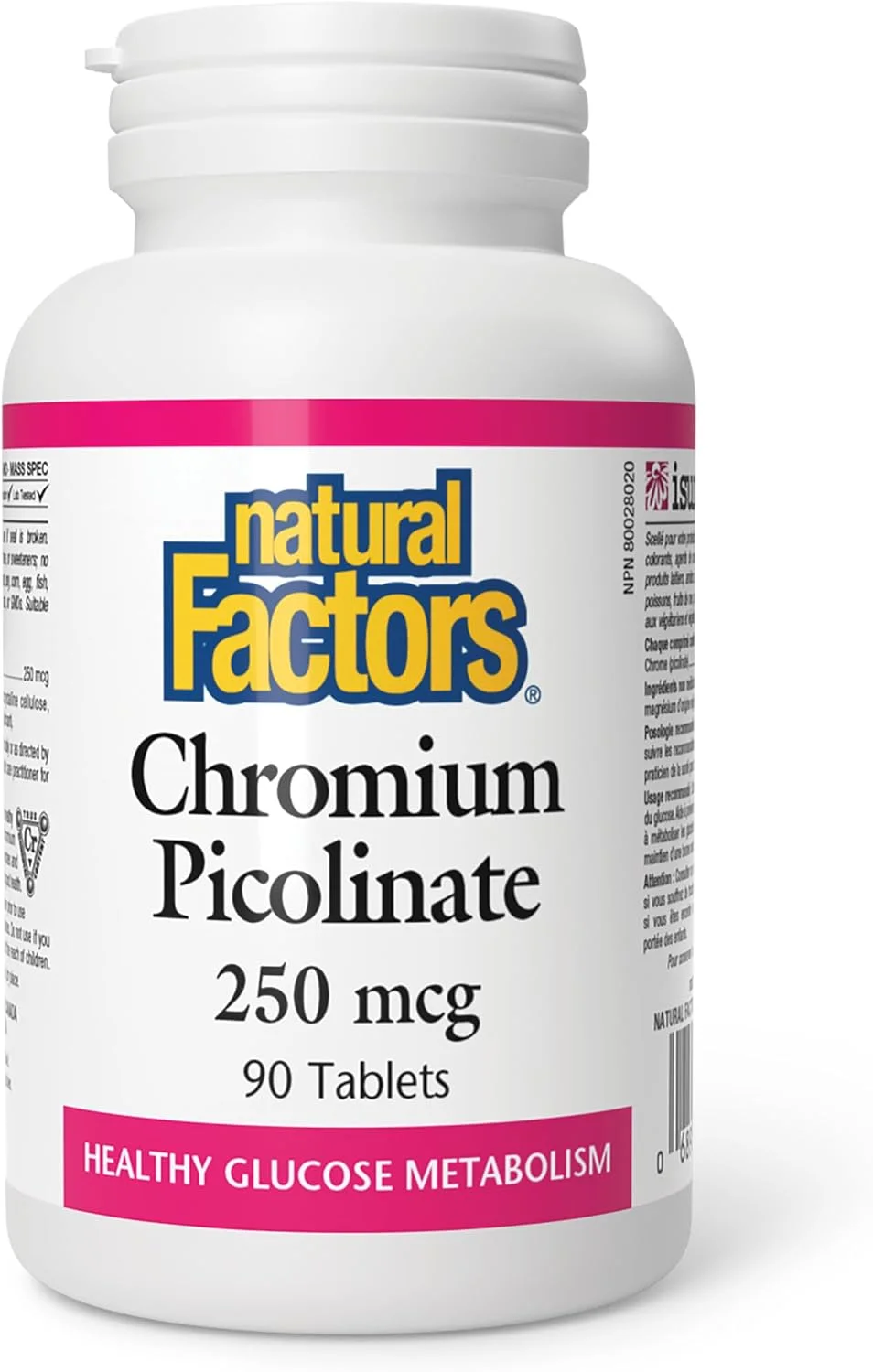 قرص پیکولینات کروم 250 میکروگرم نچرال فاکتورز - 90 عددی