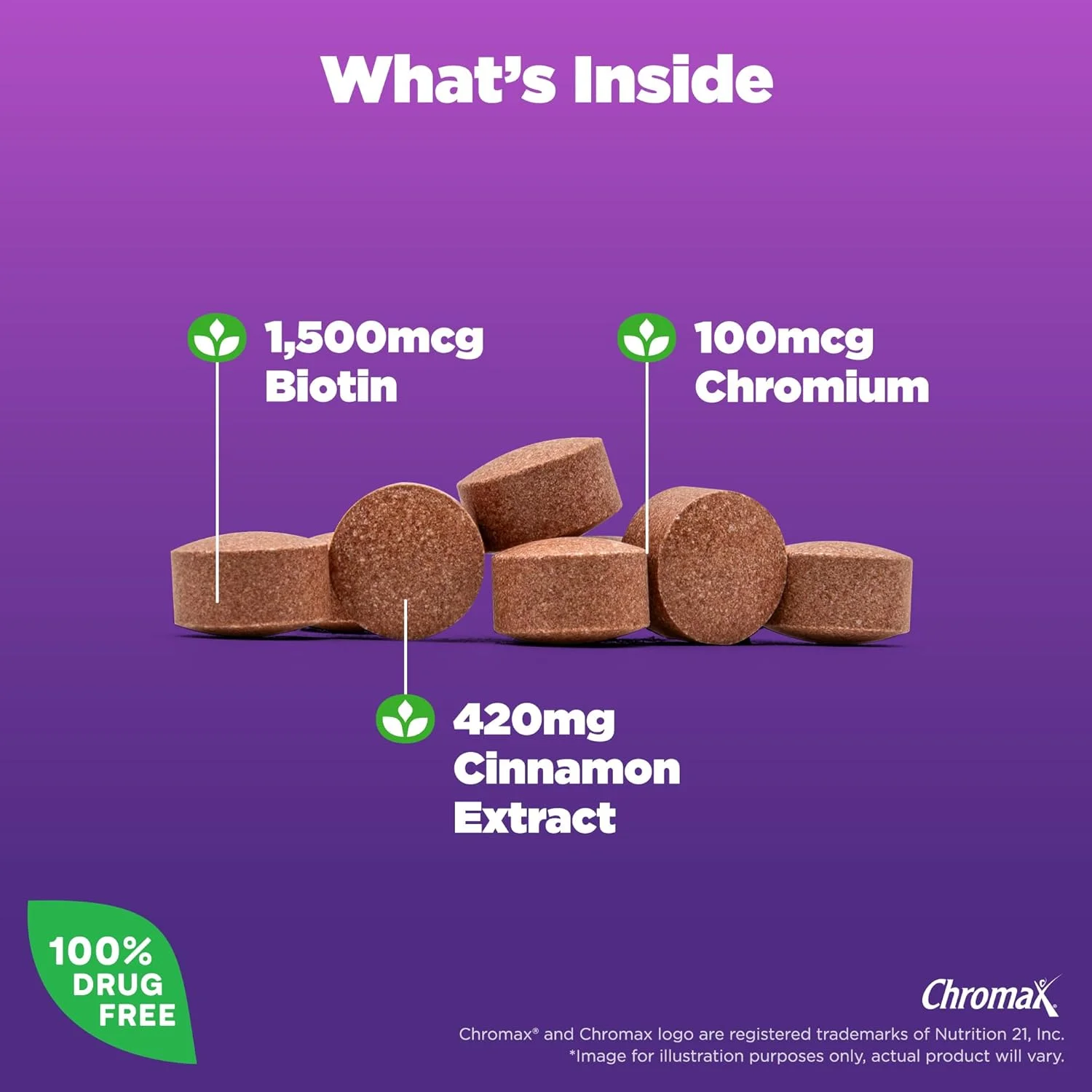 ناترول دارچین، کروم و بیوتین 60 قرص