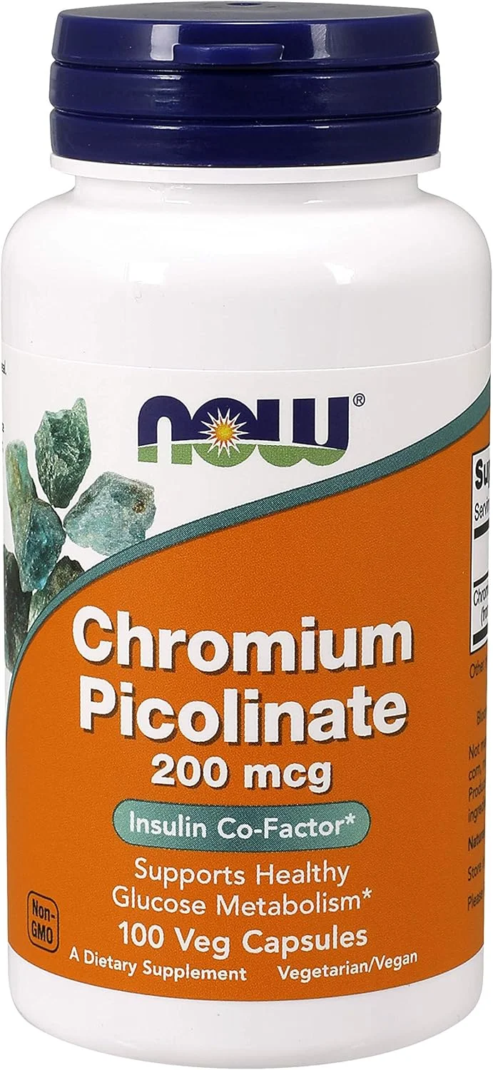 کرومیوم پیکولینات 200 میکروگرم ناو فودز، 100 کپسول