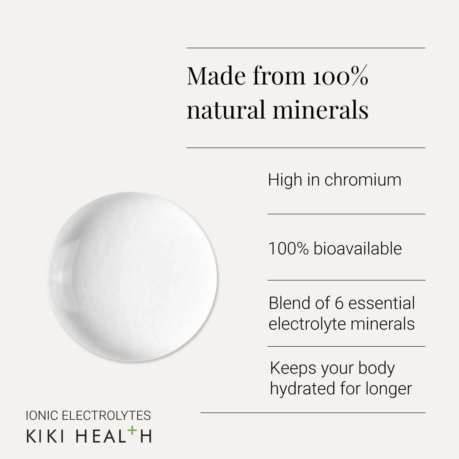 مایع الکترولیت یونی غلیظ Kiki Health، 50 میلی لیتر | برای بهبود جذب مواد معدنی و تامین آب بدن | 100% مواد معدنی طبیعی استخراج شده مایع الکترولیت یونی غلیظ Kiki Health، 50 میلی لیتر | برای بهبود جذب مواد معدنی و تامین آب بدن | 100% مواد معدنی طبیعی استخراج شده