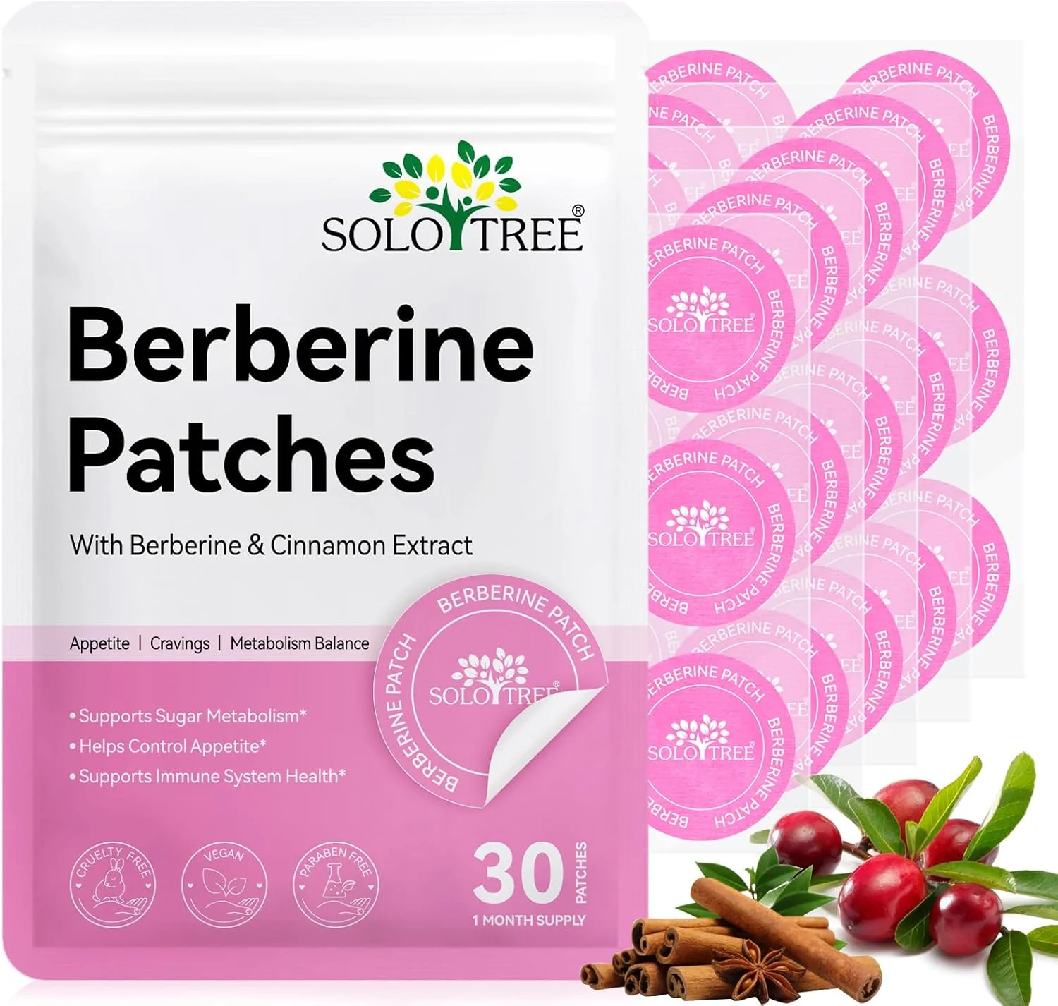 برچسب های بربرین، پلاستر بی وزن برای زنان و مردان حاوی ال-گلوتامین، بربرین، کروم، انار و دارچین - بسته 3 عددی، 90 برچسب برچسب های بربرین، پلاستر بی وزن برای زنان و مردان حاوی ال-گلوتامین، بربرین، کروم، انار و دارچین - بسته 3 عددی، 90 برچسب