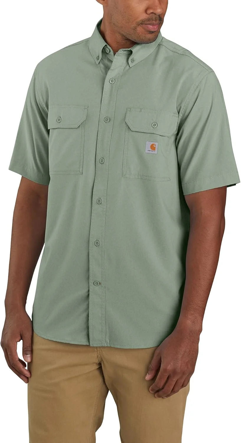 پیراهن آستین کوتاه مردانه کارhartt مدل Force Relaxed Fit Lightweight