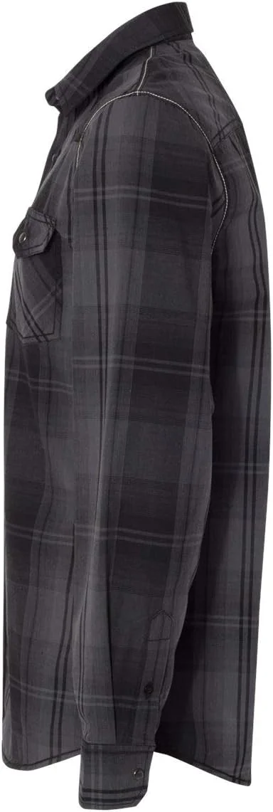 پیراهن آستین بلند وسترن Burnside (8206)