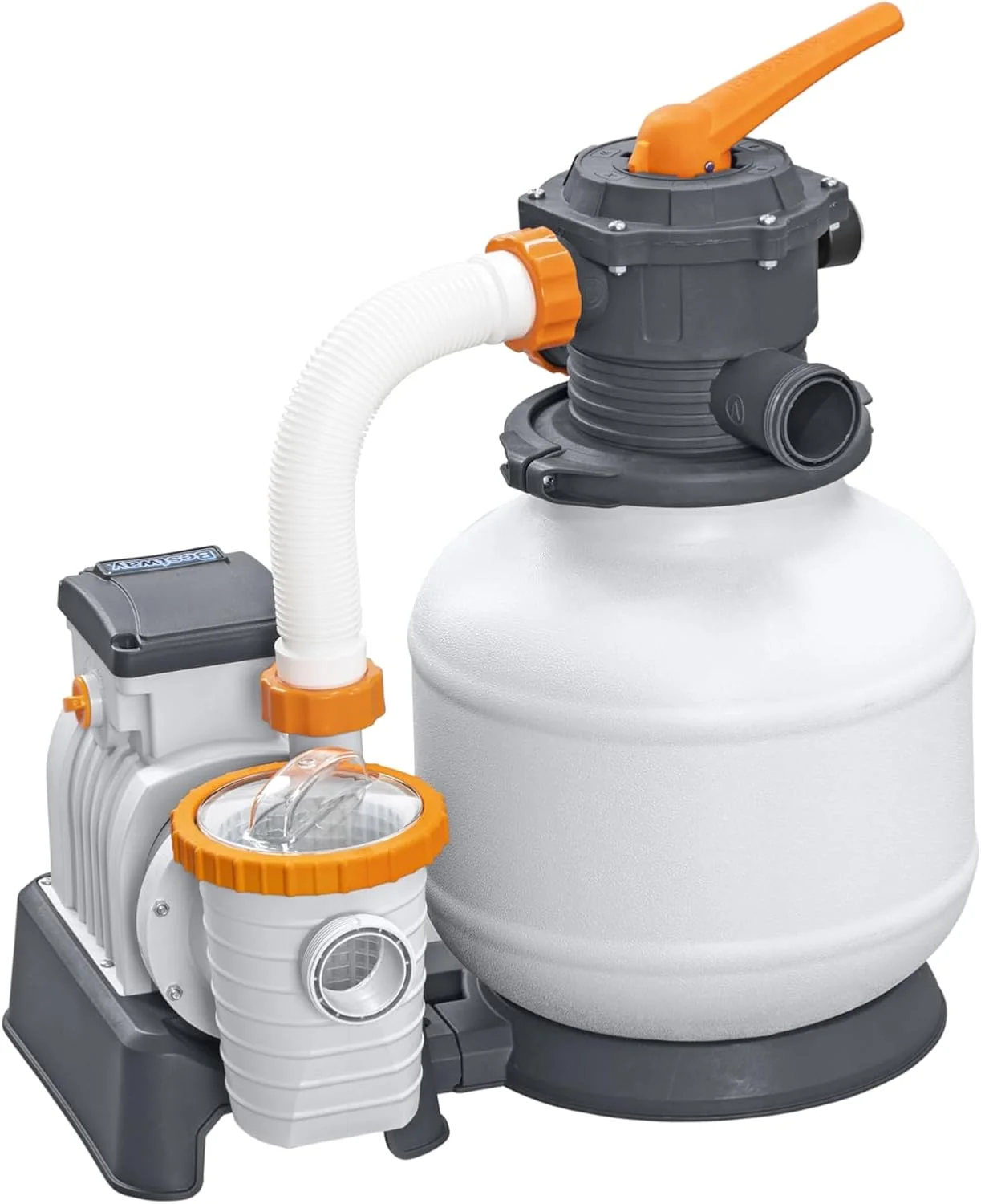 Bestway | فیلتر شنی Flowclear، 8,327 لیتر / 2,200 گالن، فیلتر استخر روکار مقرون به صرفه و سازگار با محیط زیست Bestway | فیلتر شنی Flowclear، 8,327 لیتر / 2,200 گالن، فیلتر استخر روکار مقرون به صرفه و سازگار با محیط زیست