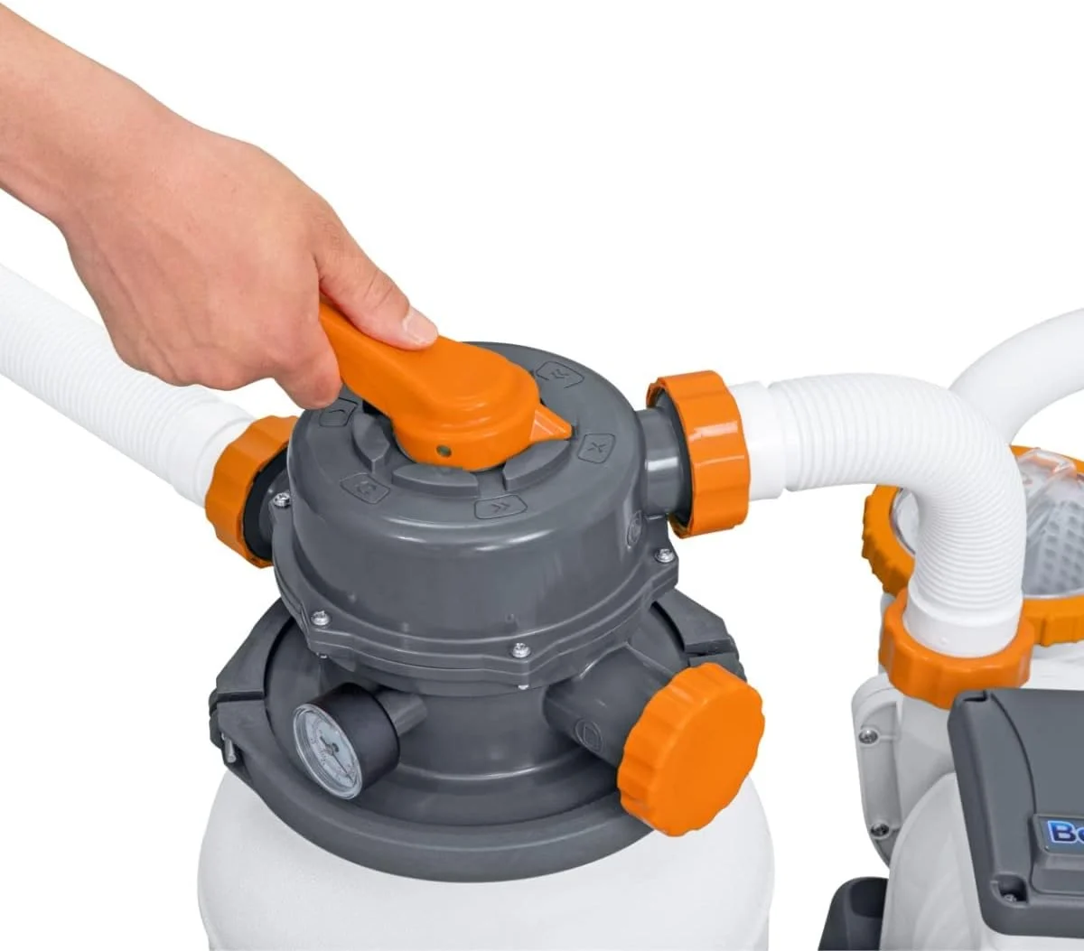 فیلتر شنی Flowclear بست وی، سفید، 58497 فیلتر شنی Flowclear بست وی، سفید، 58497