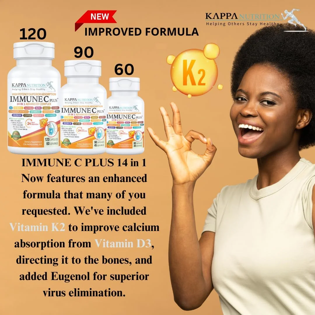 کوئرستین 1000 میلی گرم، ویتامین C 1000 میلی گرم، زینک 50 میلی گرم، ویتامین D3 5000 واحد بین المللی، سلنیوم، مس، آسرولا، زنجبیل، روتین، نارنج تلخ، گل رز، اکیناسه، ایمیون C پلاس، 14 در 1 ایمیون C پلاس (90 عدد) کوئرستین 1000 میلی گرم، ویتامین C 1000 میلی گرم، زینک 50 میلی گرم، ویتامین D3 5000 واحد بین المللی، سلنیوم، مس، آسرولا، زنجبیل، روتین، نارنج تلخ، گل رز، اکیناسه، ایمیون C پلاس، 14 در 1 ایمیون C پلاس (90 عدد)