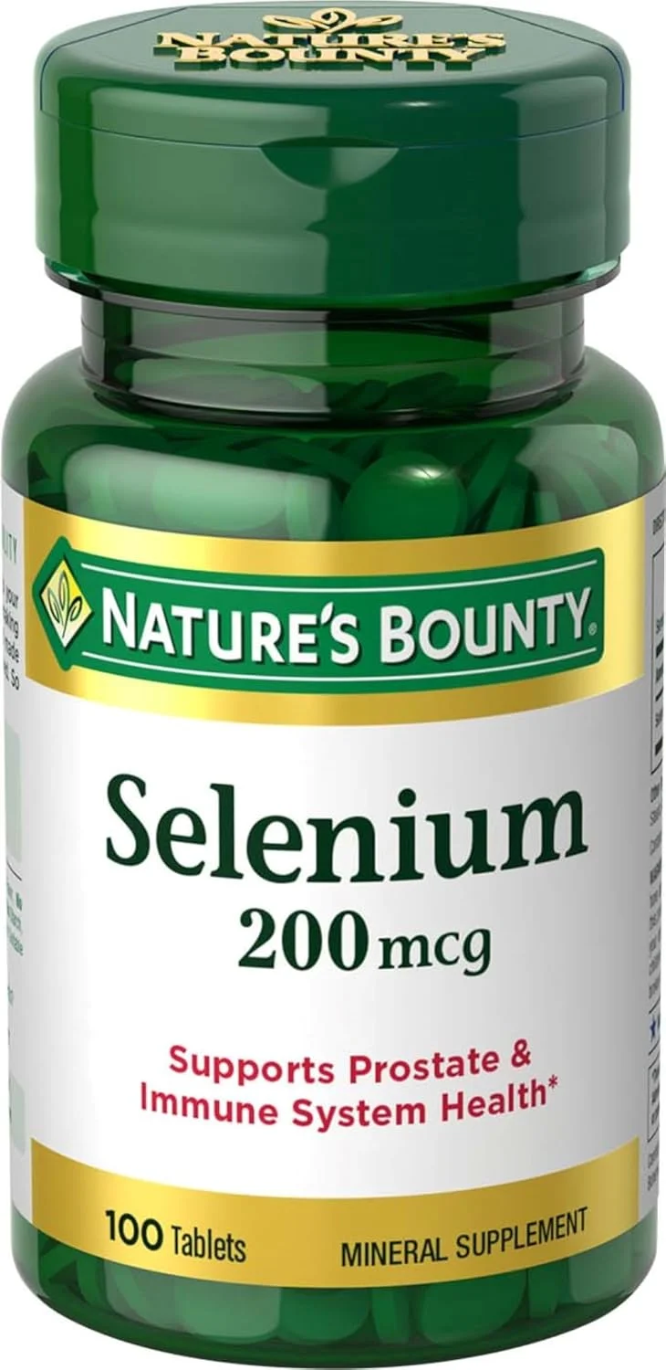 قرص سلنیوم 200 میکروگرم Nature's Bounty، 100 عدد