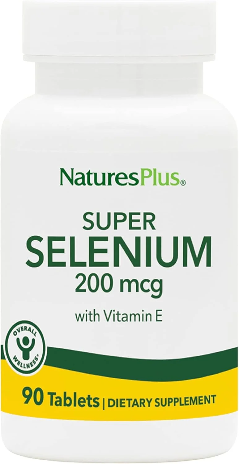 Nature's Plus Super Selenium، قدرت بالا (200 میکروگرم، 90 قرص)