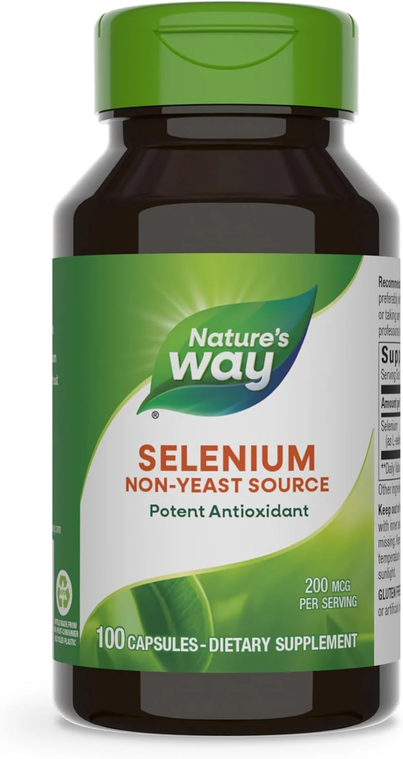 Nature's Way، سلنیوم، 200 میکروگرم، 100 کپسول