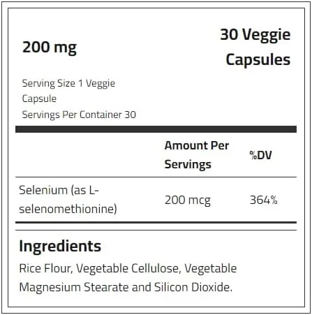 لاپروا سلنیوم 200 میکروگرم - ماده معدنی ضروری برای حمایت از سیستم ایمنی - حمایت از استخوان - دفاع آنتی اکسیدانی - (30 کپسول گیاهی) لاپروا سلنیوم 200 میکروگرم - ماده معدنی ضروری برای حمایت از سیستم ایمنی - حمایت از استخوان - دفاع آنتی اکسیدانی - (30 کپسول گیاهی)