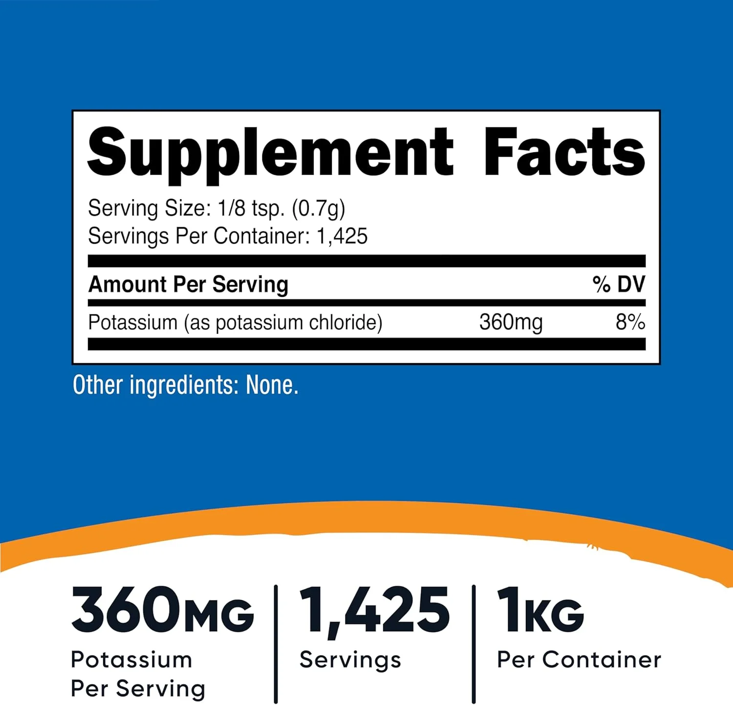 پودر پتاسیم کلرید نوتریکاست ۱ کیلوگرم - بدون گلوتن، غیر تراریخته پودر پتاسیم کلرید نوتریکاست ۱ کیلوگرم - بدون گلوتن، غیر تراریخته