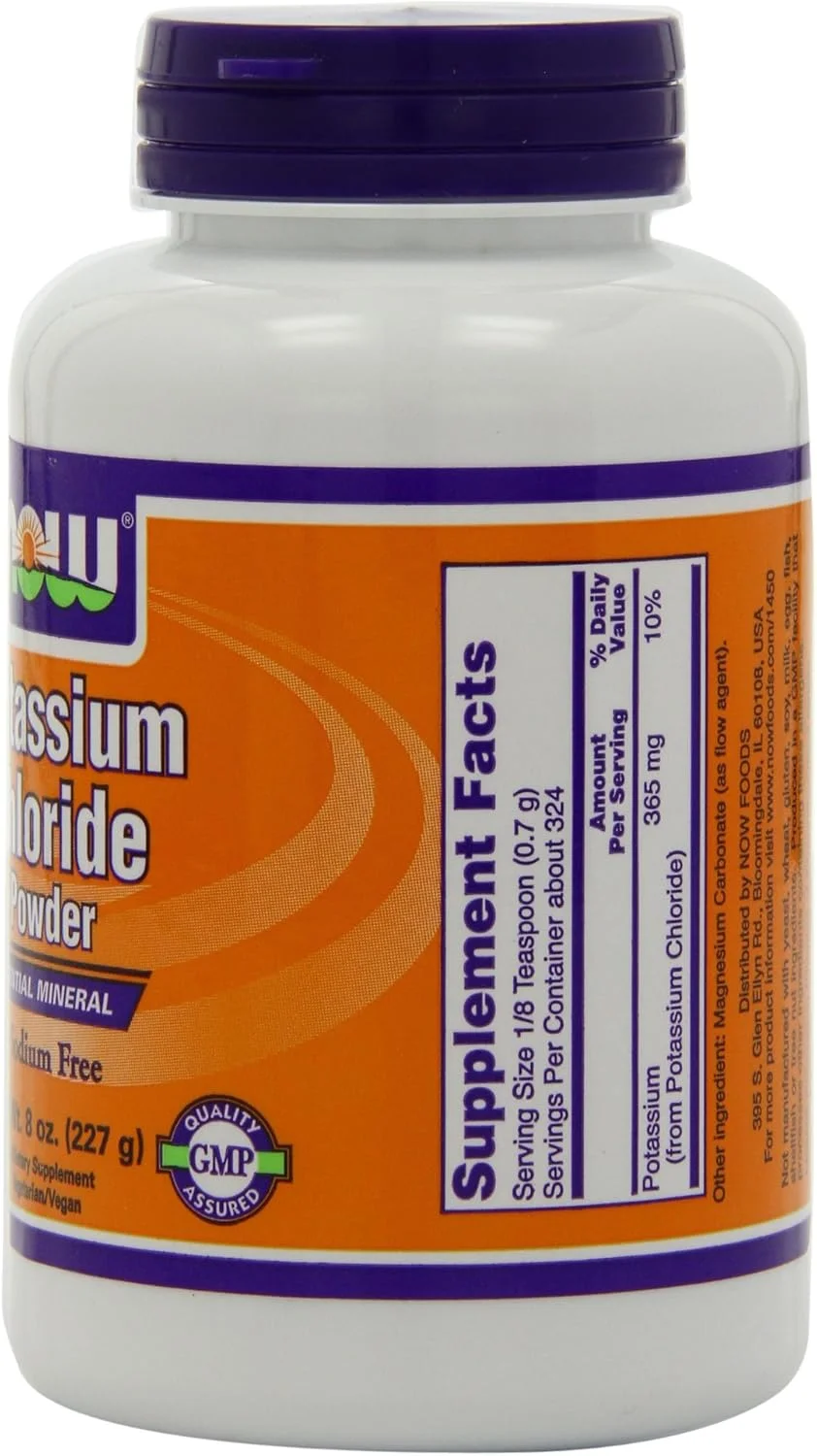 پودر کلرید پتاسیم ناو فودز (227 گرم)