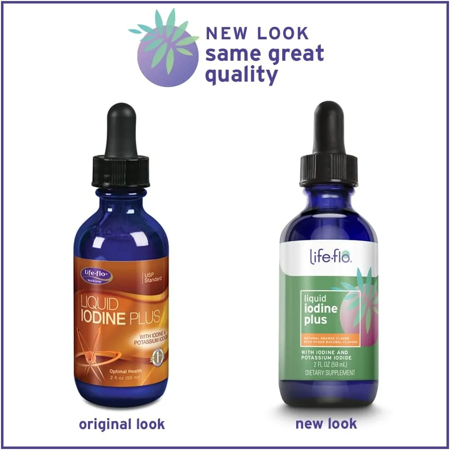 لایف فلو ید مایع پلاس 150 میکروگرم، مکمل برای پشتیبانی از تیروئید،* فرمول انرژی و متابولیسم سالم* با ید و یدید پتاسیم (طعم پرتقال طبیعی)