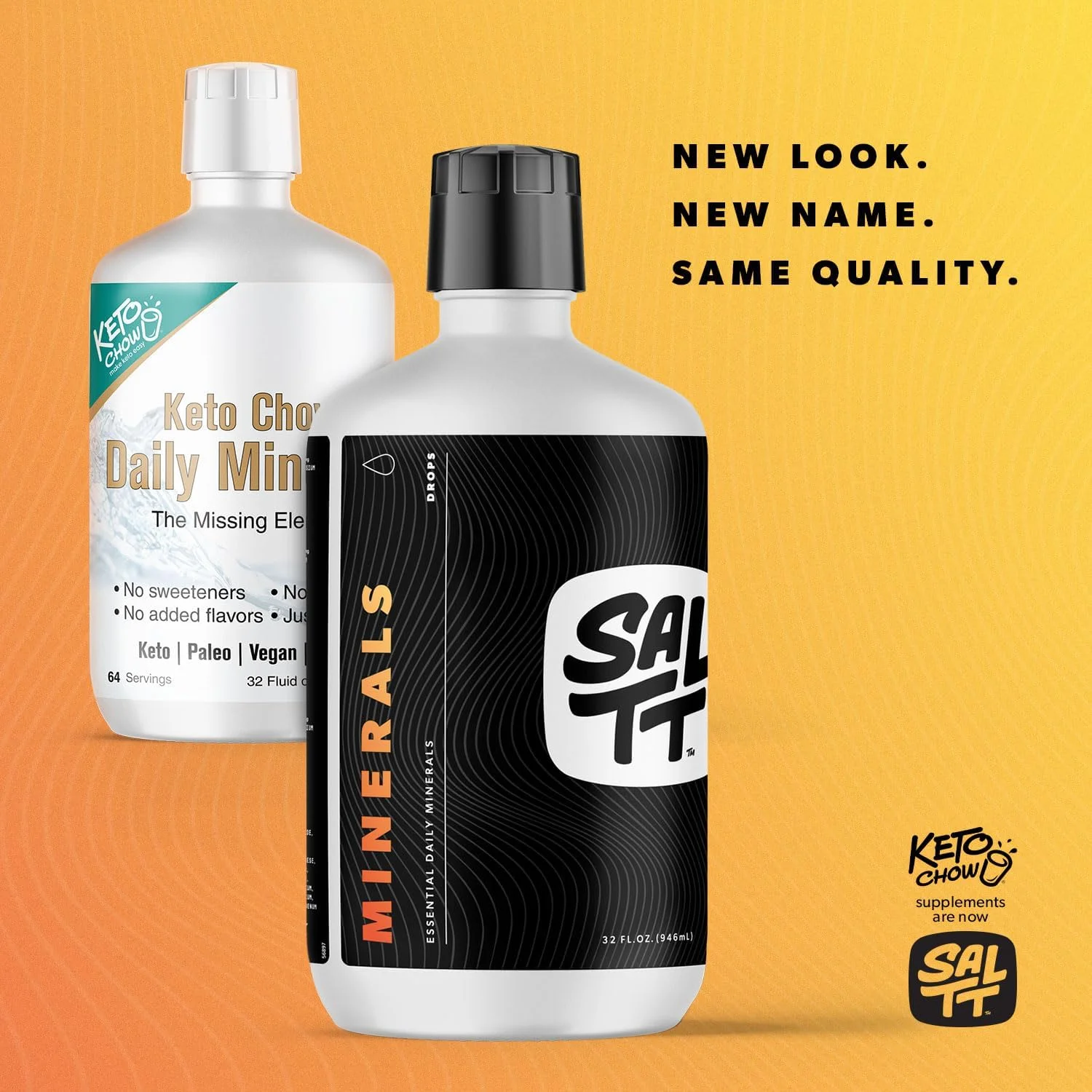 قطره مواد معدنی روزانه کتو چاو | مکمل های سدیم، منیزیم، پتاسیم و مواد معدنی کمیاب | تقویت تعادل الکترولیت | ایده آل برای رژیم کتو و روزه داری متناوب | ظرف قابل حمل | 2oz قطره مواد معدنی روزانه کتو چاو | مکمل های سدیم، منیزیم، پتاسیم و مواد معدنی کمیاب | تقویت تعادل الکترولیت | ایده آل برای رژیم کتو و روزه داری متناوب | ظرف قابل حمل | 2oz