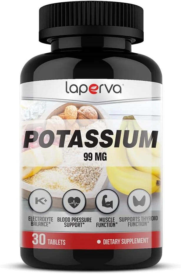 لاپروا پتاسیم به همراه کلپ (ید) - عملکرد عضلات و اعصاب، تعادل الکترولیت، (99 میلی گرم - 30 قرص)