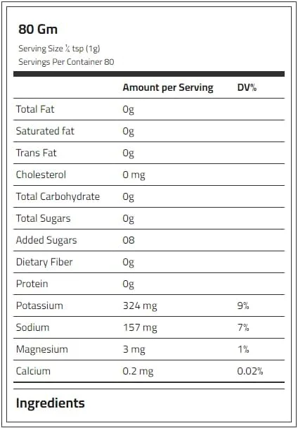 نمک پتاسیم لاپروا 80 گرم نمک پتاسیم لاپروا 80 گرم