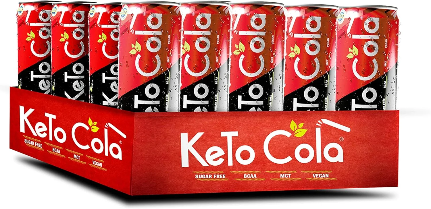 لاپروا کتو کولا وگان فرندلی کولا بدون کالری، حاوی 5 میلی گرم MCT و BCAA، 3 میلی گرم گلوتامین، همچنین شامل مواد معدنی مهم مانند سدیم، منیزیم و پتاسیم - 24 عدد (جعبه)