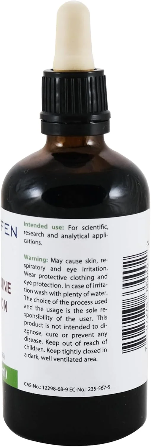 محلول ید لوگول هایلتروپفن 5% 100 میلی لیتر | فرمولاسیون مایع 15% | مکمل ید 5 درصد - قطره های مایع | پشتیبانی از تیروئید | ساخته شده با 5 درصد ید و 10% یدید پتاسیم | ®