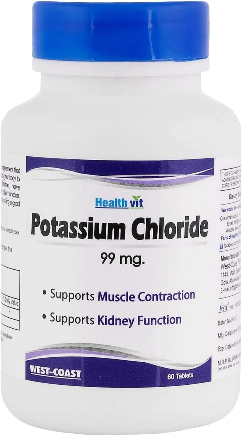 هلث ویت پتاسیم کلراید 99 میلی گرم - 60 قرص