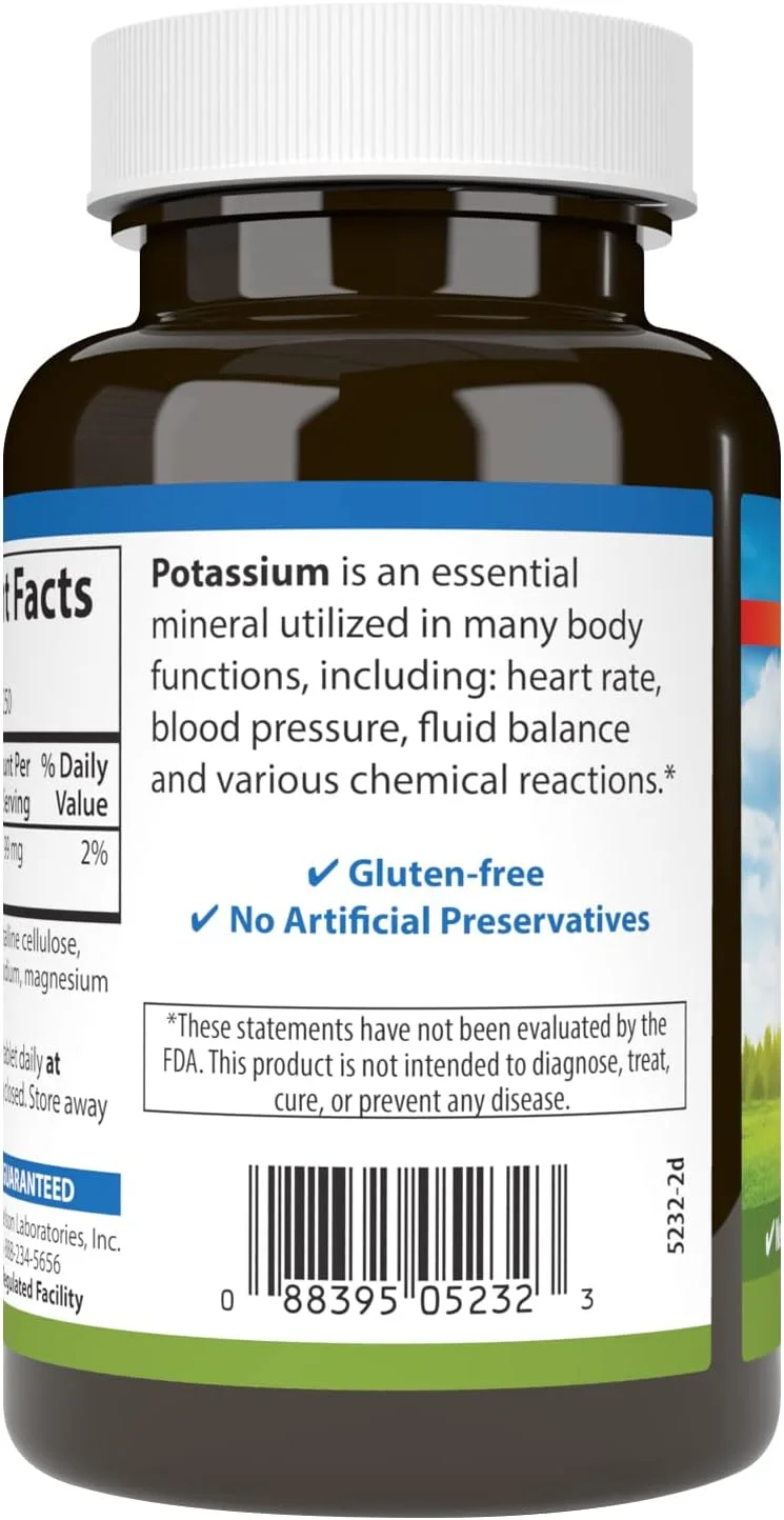 کارلسون - پتاسیم، 99 میلی گرم، تقویت سلامت اعصاب و عملکرد عضلات، 250 قرص کارلسون - پتاسیم، 99 میلی گرم، تقویت سلامت اعصاب و عملکرد عضلات، 250 قرص