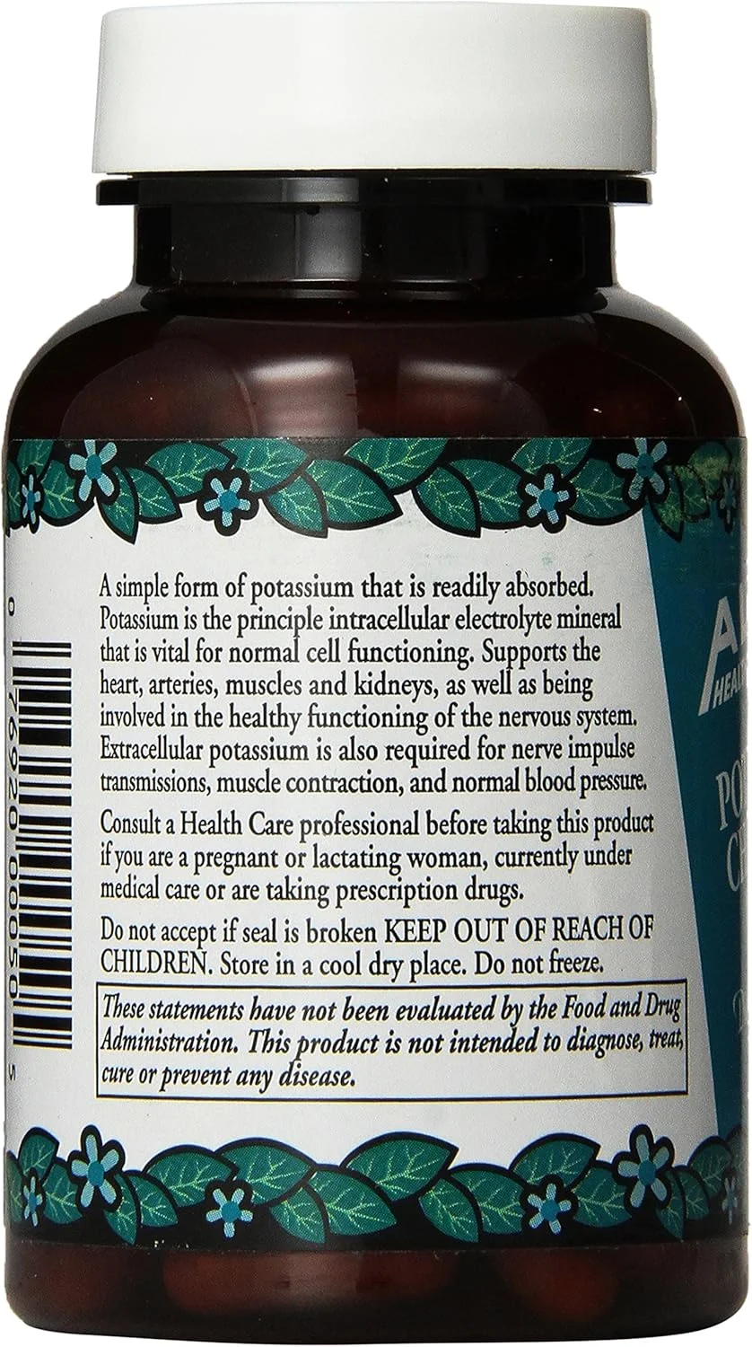 کپسول های پتاسیم کلرید و سیلیس آلتا هلث، 100 عدد