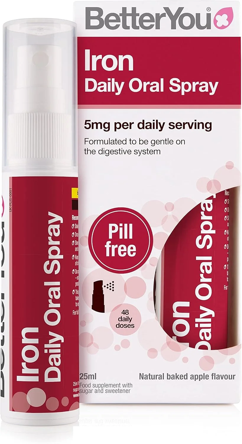 اسپری خوراکی آهن روزانه BetterYou، 25 میلی لیتر (بسته 3 عددی) اسپری خوراکی آهن روزانه BetterYou، 25 میلی لیتر (بسته 3 عددی)