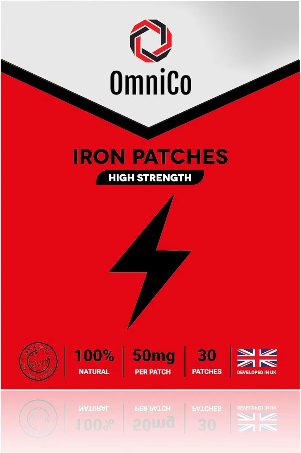 برچسب های آهن OmniCo - 50 میلی گرم - قدرت بالا - 30 برچسب به همراه ویتامین C - 100٪ مواد طبیعی - برچسب های مکمل آهن وگان ترانس درمال برای انرژی - برچسب موضعی آهن برای مردان و زنان برچسب های آهن OmniCo - 50 میلی گرم - قدرت بالا - 30 برچسب به همراه ویتامین C - 100٪ مواد طبیعی - برچسب های مکمل آهن وگان ترانس درمال برای انرژی - برچسب موضعی آهن برای مردان و زنان