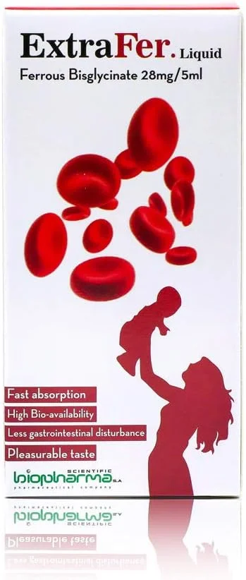 شربت مکمل آهن مایع اکسترافر، 100 میلی لیتر شربت مکمل آهن مایع اکسترافر، 100 میلی لیتر