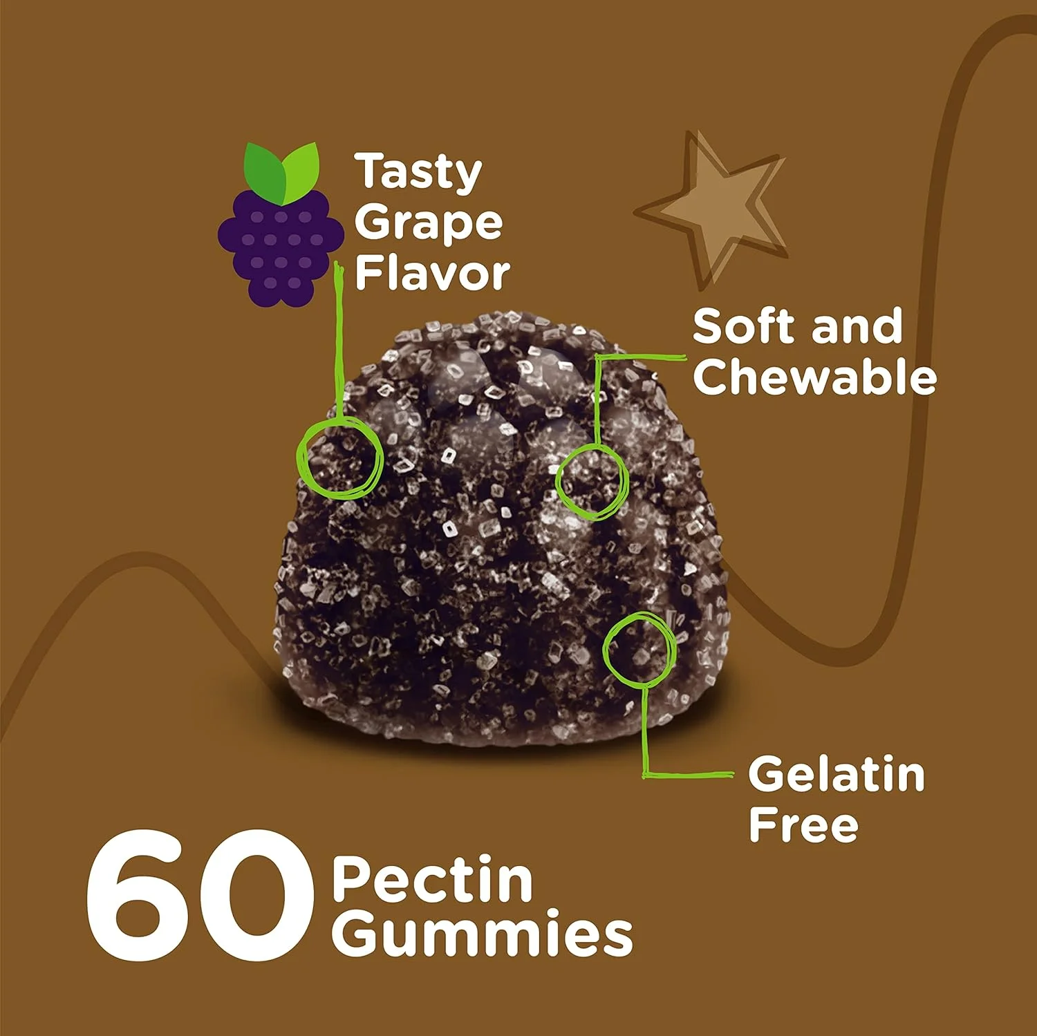 پاستیل آهن ویتِی برای کودکان به همراه ویتامین C - پشتیبانی از انرژی، تشکیل سلول های خونی، مکمل آهن برای کم خونی کودکان - وگان، بدون ژلاتین، بدون گلوتن - با طعم انگور خوشمزه پاستیل آهن ویتِی برای کودکان به همراه ویتامین C - پشتیبانی از انرژی، تشکیل سلول های خونی، مکمل آهن برای کم خونی کودکان - وگان، بدون ژلاتین، بدون گلوتن - با طعم انگور خوشمزه