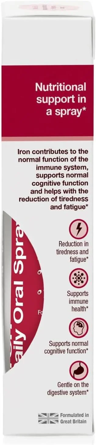 اسپری خوراکی آهن Better You، 25 میلی لیتر