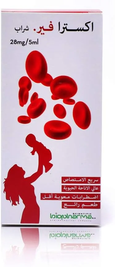 شربت مکمل آهن مایع اکسترافر، 100 میلی لیتر شربت مکمل آهن مایع اکسترافر، 100 میلی لیتر