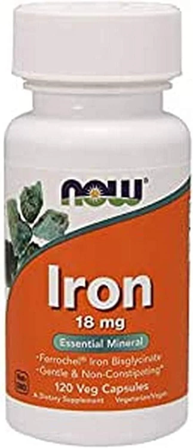 کپسول های گیاهی آهن بیس گلیسینات ناو 18 میلی گرم - 120 عدد کپسول های گیاهی آهن بیس گلیسینات ناو 18 میلی گرم - 120 عدد