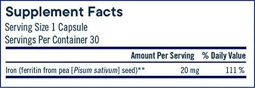 فلورا، فریتین پلاس، آهن فریتین گیاهی، 30 کپسول گیاهی با رهش تاخیری