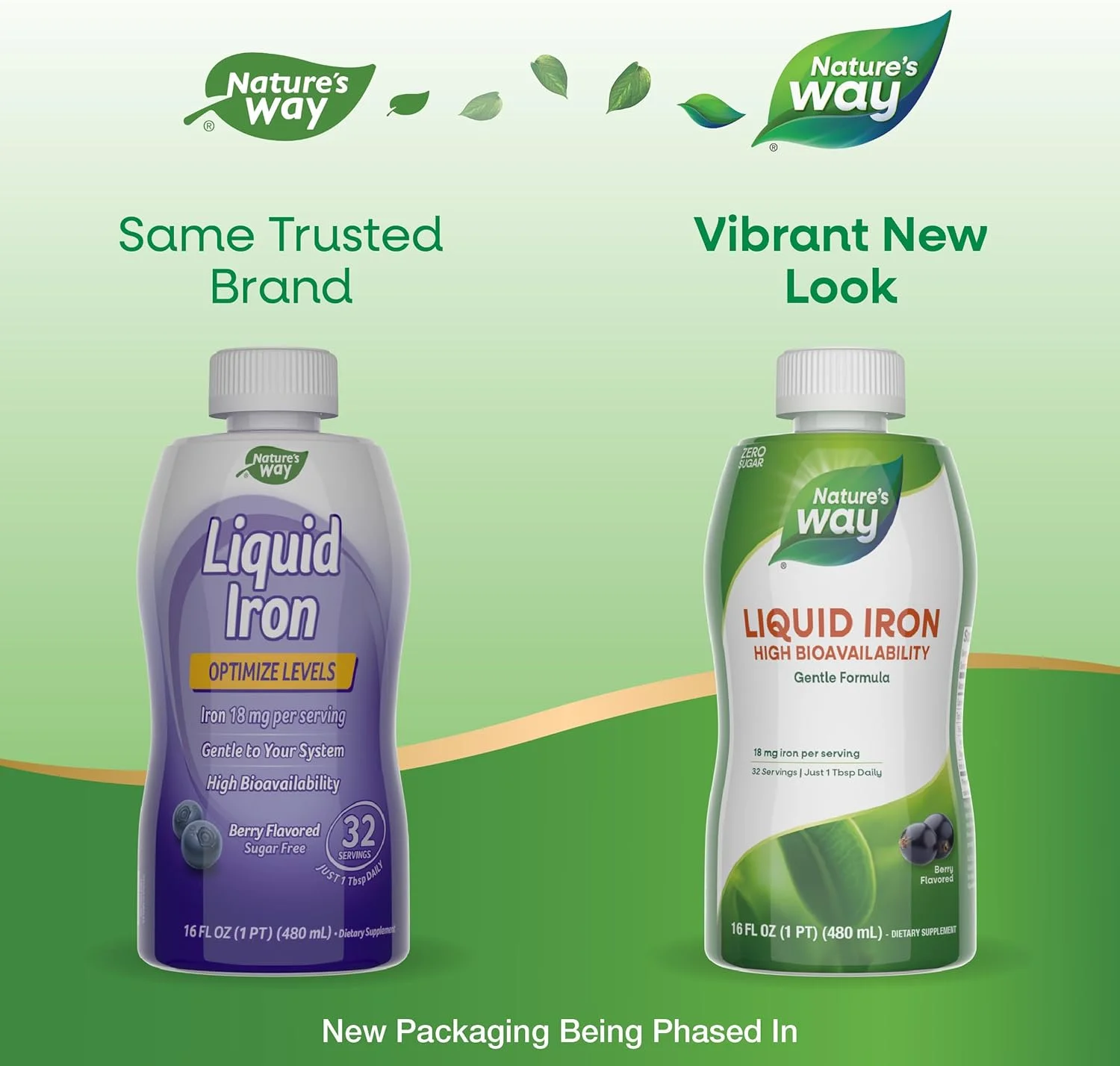 آهن مایع Nature's Way، ۴۷۳ میلی لیتر آهن مایع Nature's Way، ۴۷۳ میلی لیتر