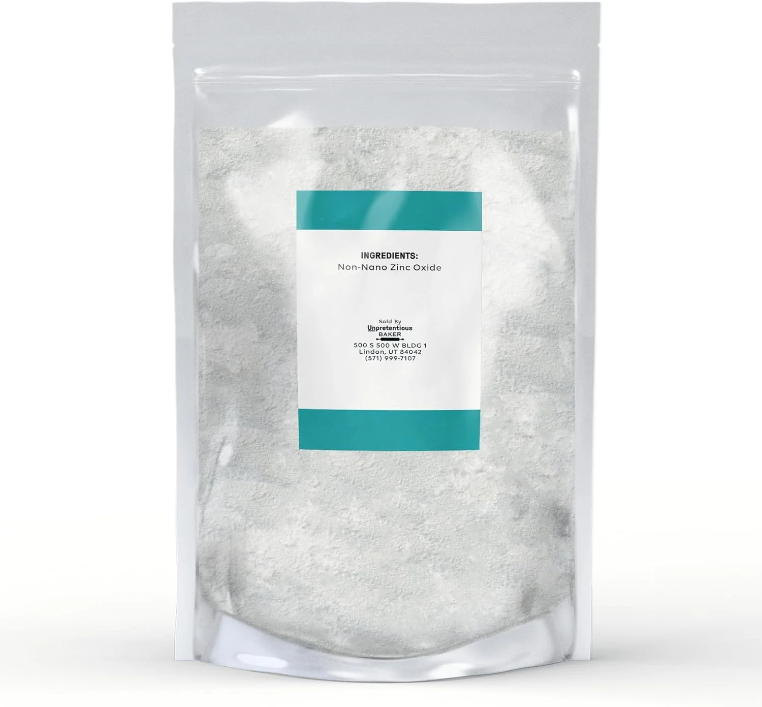 اکسید روی غیر نانو بدون پوشش، خالص، کیسه قابل باز و بسته شدن برای نگهداری (900 گرم) اکسید روی غیر نانو بدون پوشش، خالص، کیسه قابل باز و بسته شدن برای نگهداری (900 گرم)