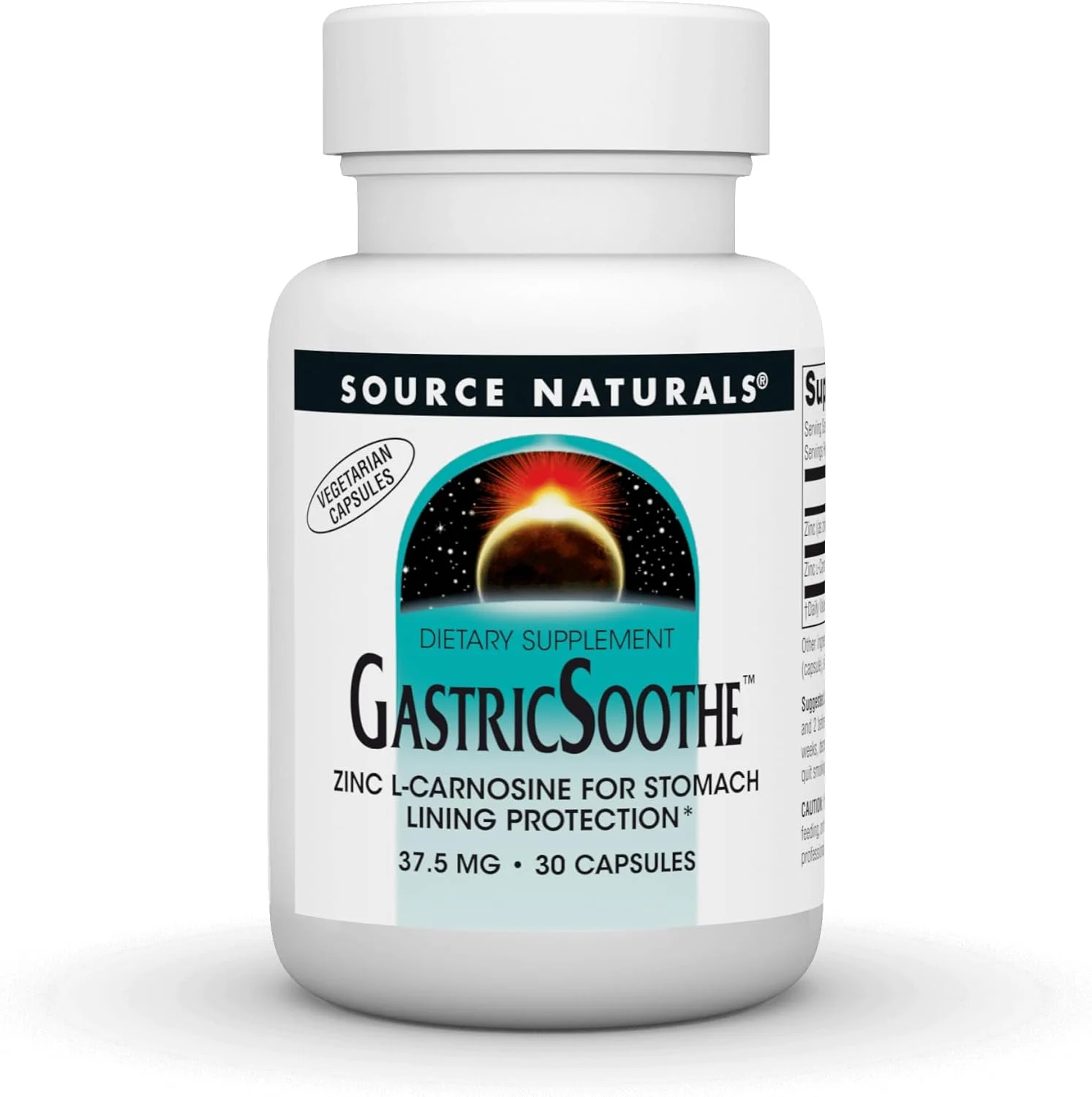 سورس نچرالز GastricSoothe زینک ال-کارنوزین - 30 کپسول گیاهی سورس نچرالز GastricSoothe زینک ال-کارنوزین - 30 کپسول گیاهی