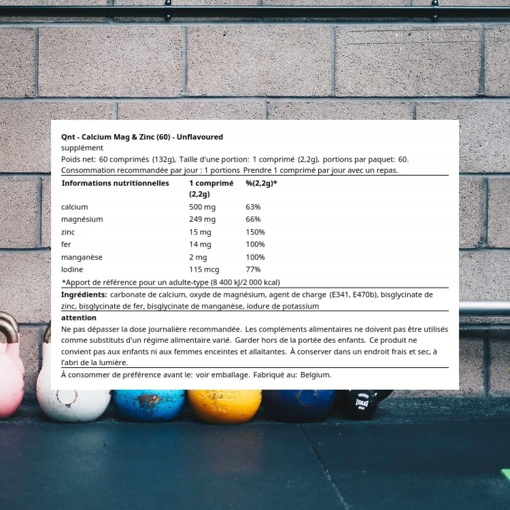 کیو ان تی کلسیم، منیزیم و زینک 132 گرم، بدون طعم کیو ان تی کلسیم، منیزیم و زینک 132 گرم، بدون طعم