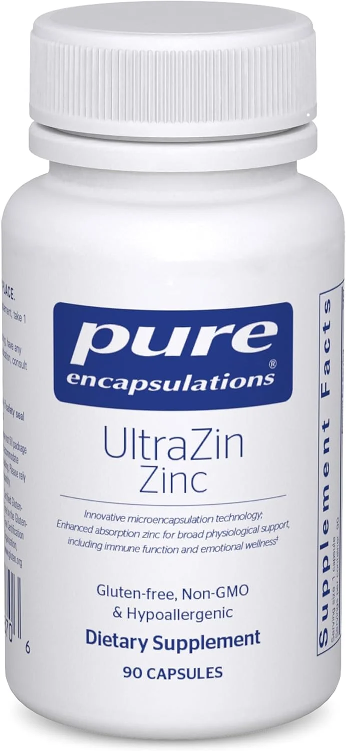 پیور انکپسولیشنز - الترا زین زینک - پشتیبانی معدنی با جذب پیشرفته برای متابولیسم و سلامت ایمنی - 90 کپسول پیور انکپسولیشنز - الترا زین زینک - پشتیبانی معدنی با جذب پیشرفته برای متابولیسم و سلامت ایمنی - 90 کپسول