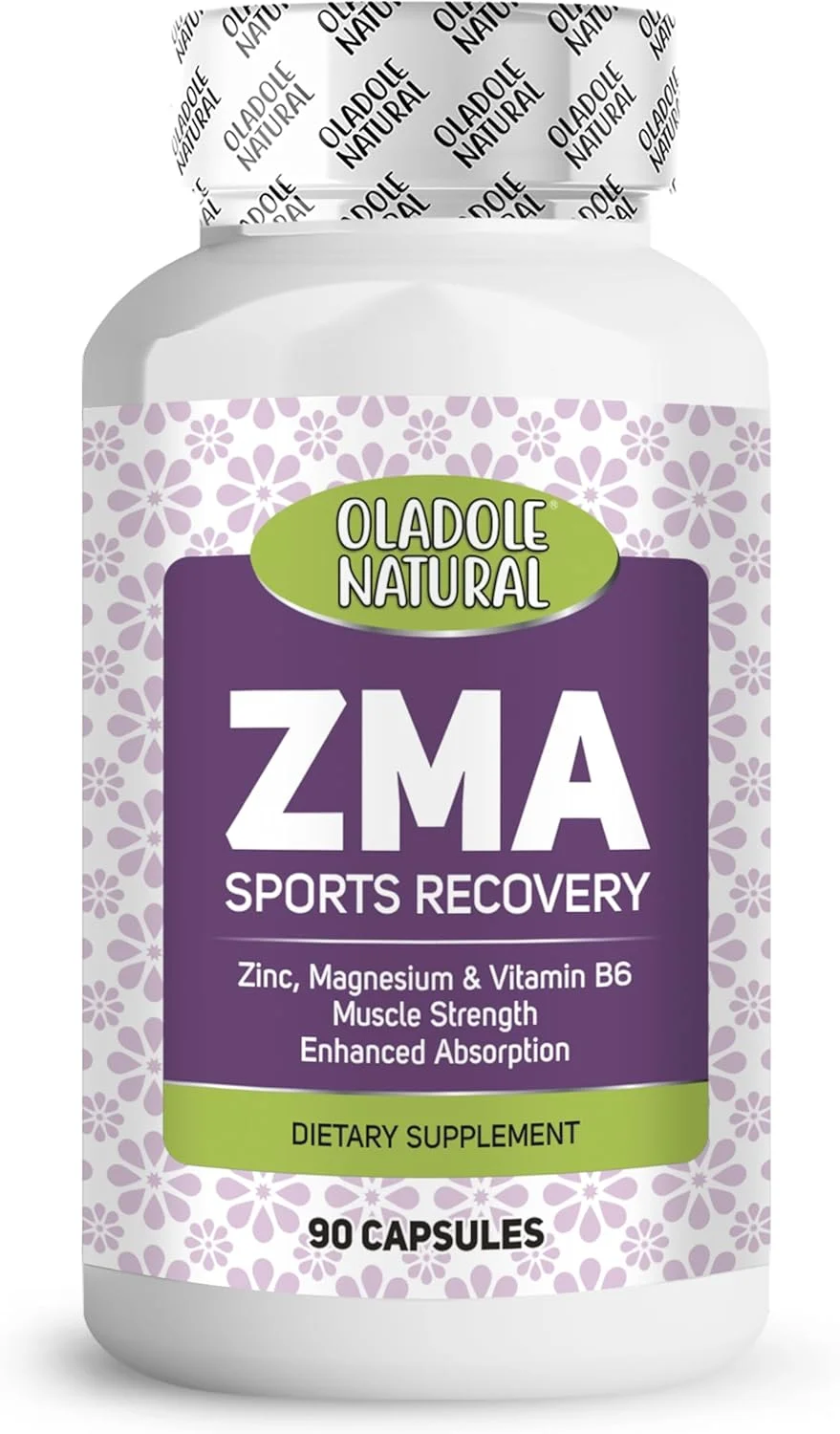 اولادول نچرال ZMA برای ریکاوری ورزشی 90 کپسول - مکمل زینک، منیزیم آسپارتات و ویتامین B6 | پشتیبانی از قدرت عضلانی | تقویت سلامت ایمنی